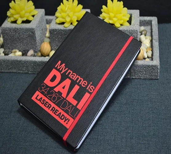 engraved Dali notebook